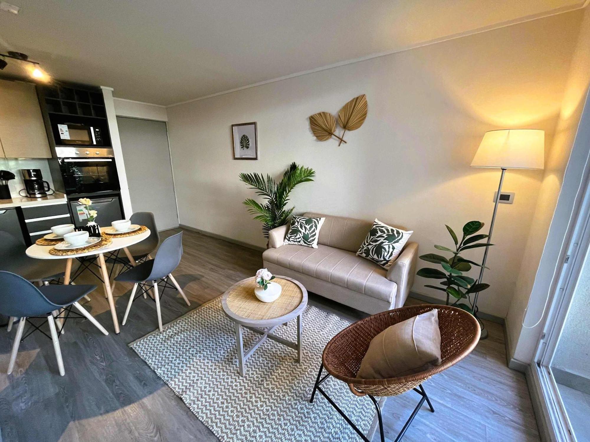 Apartamento Hom I Depto 1d1b 2pax Top1 En Santa Isabel Stgo Santiago de Chile